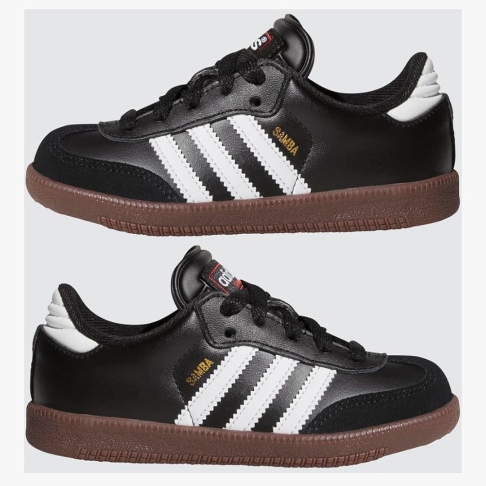 adidas Samba kids Black and White Sneakers